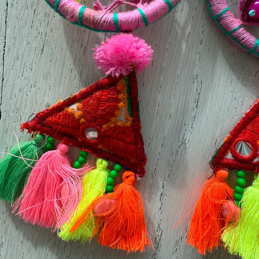 Antica Sartoria Colorful Dreamcatcher Earrings - Picture 4 of 4